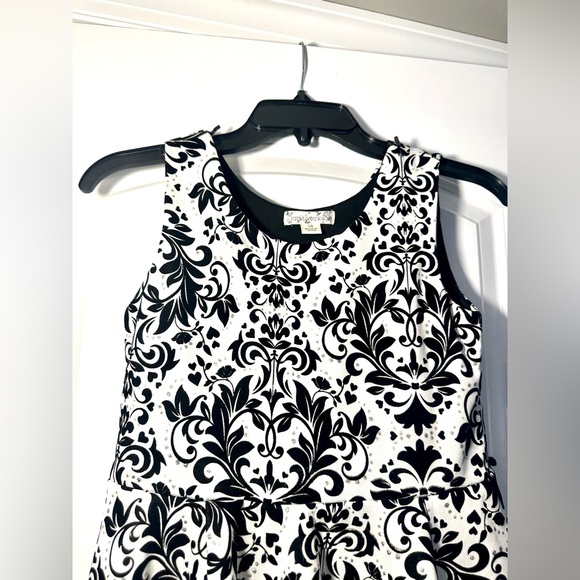Kintworks Pull Over Toil Black/White Dress youth size 12 - Picture 2 of 12